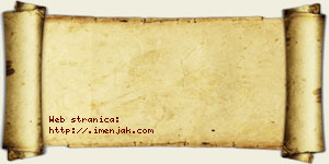 Adam Jazački vizit kartica